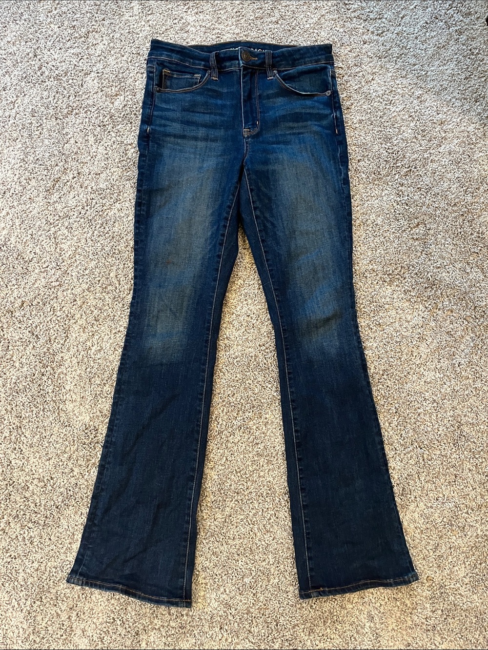 American Eagle Outfitters Dark Blue Flare Jeans